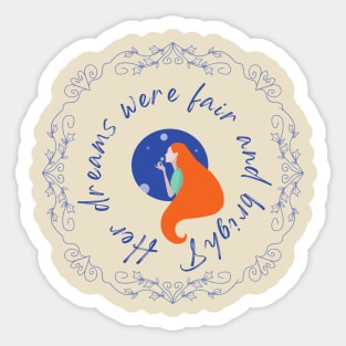 Fair and Bright - Anne of Green Gables Sticker